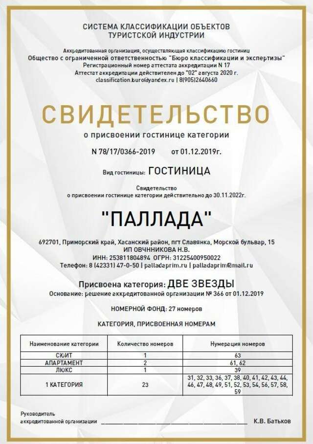 Гостиница Паллада Славянка-30